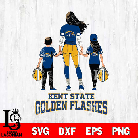 Kent State Golden Flashes Mother and son Rugby SVG DXF EPS PNG FILE,NCAA SVG, Father day Digital Download,Instant Download, Silhouette