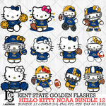 Kent State Golden Flashes NCAA Bundle 12 Svg Eps Dxf Png File, NCAA svg, Digital Download, Instant Download