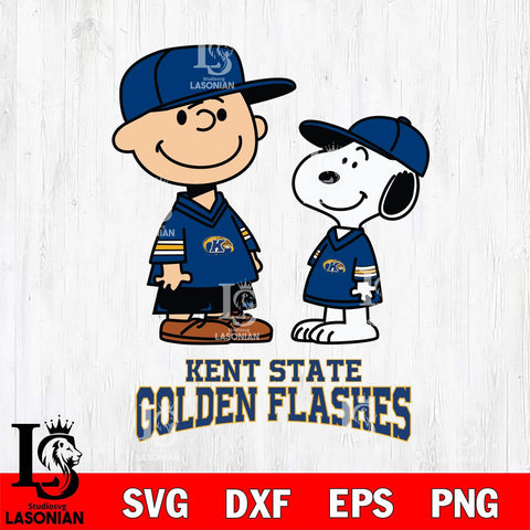 Kent State Golden Flashes Peanuts Snoopy Football SVG DXF EPS PNG FILE,Snoopy File Cut, NCAA Digital Download,Instant Download,Christmas Silhouette
