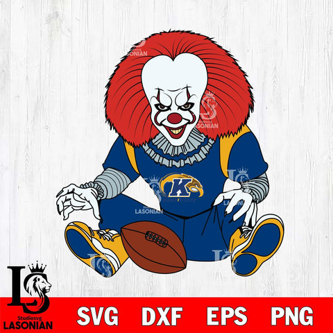 Kent State Golden Flashes Pennywise Horror Sport 6 Svg Eps Dxf Png File, Digital Download