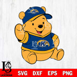 Kent State Golden Flashes Pooh Bear Svg Eps Dxf Png File, NCAA svg, Digital Download, Instant Download