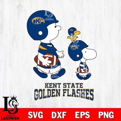 Kent State Golden Flashes Snoopy Sport Svg Eps Dxf Png File, Digital Download