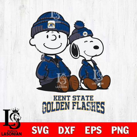 Kent State Golden Flashes Snoopy Sport 6 Svg Eps Dxf Png File, Digital Download
