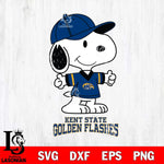 Kent State Golden Flashes Snoopy football SVG DXF EPS PNG FILE,Snoopy File Cut, NCAA Digital Download,Instant Download,Christmas Silhouette