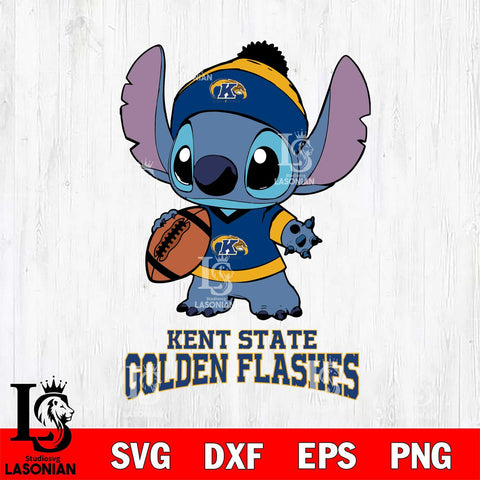 Kent State Golden Flashes Stitch Disney, Svg Eps Dxf Png File, Digital Download