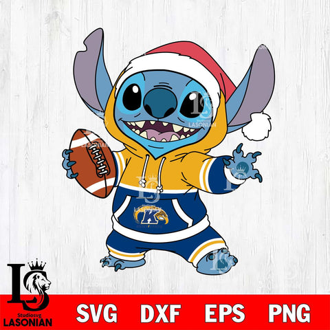 Kent State Golden Flashes Stitch Football Christmas File Cut, NCAA SVG DXF EPS PNG FILE, Digital Download , Criucut , Silhouette