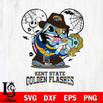 Kent State Golden Flashes Stitch Freddy Krueger Halloween Svg Eps Dxf Png File, Digital Download, Instant Download