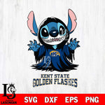 Kent State Golden Flashes Stitch Ghost Svg Eps Dxf Png File, NCAA svg, Digital Download, Instant Download