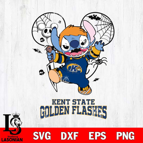 Kent State Golden Flashes Stitch Michael Halloween Svg Eps Dxf Png File, Digital Download, Instant Download