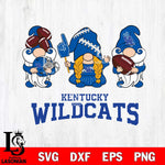 Kentucky Wildcats 3 Gnomes Football Svg Eps Dxf Png File, Digital Download, Instant Download