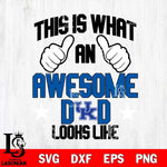 Kentucky Wildcats Awesome Dad Looks like Svg Eps Dxf Png File, Digital Download, Instant Download