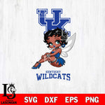 Kentucky Wildcats Beauty Black Fairy Betty Boop, Svg Eps Dxf Png File, Digital Download