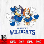 Kentucky Wildcats Bluey & Bingo 10 Svg Eps Dxf Png File, NCAA svg, Digital Download, Instant Download