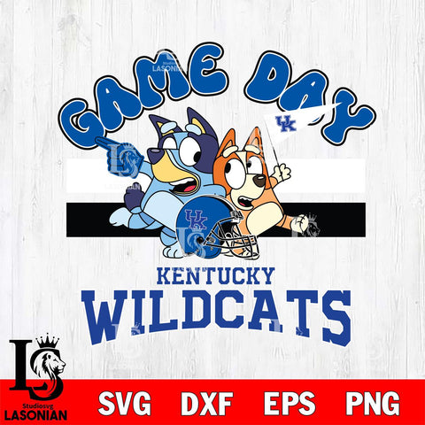 Kentucky Wildcats Bluey & Bingo 9 Svg Eps Dxf Png File, NCAA svg, Digital Download, Instant Download