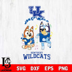 Kentucky Wildcats Bluey Bingo Dance Mode Svg Eps Dxf Png File, NCAA svg, Digital Download, Instant Download