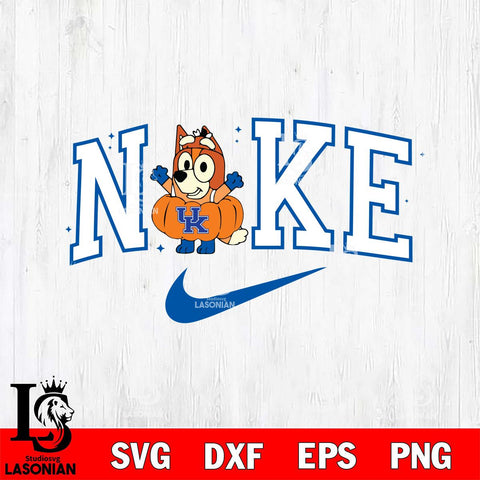Kentucky Wildcats Bluey Halloween Nike NCAA Svg Eps Dxf Png File, Digital Download, Instant Download
