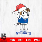 Kentucky Wildcats Christmas Bluey Jack Sport Cut Files,Bluey Cricut,Christmas Svg , Bluey svg , Digital Download, dxf eps png pdf file
