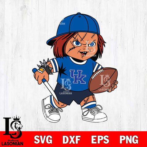 Kentucky Wildcats Chucky Horror 10 Svg Eps Dxf Png File, NCAA svg, Digital Download, Instant Download