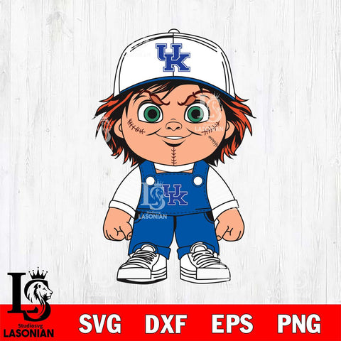 Kentucky Wildcats Chucky Horror Svg Eps Dxf Png File, NCAA svg, Digital Download, Instant Download