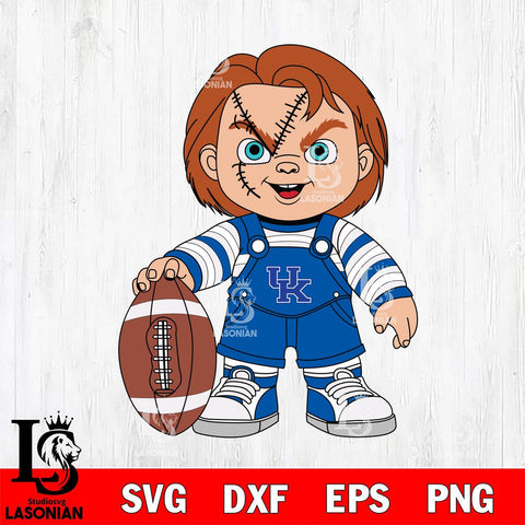 Kentucky Wildcats Chucky Horror 7 Svg Eps Dxf Png File, NCAA svg, Digital Download, Instant Download