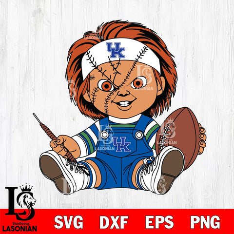 Kentucky Wildcats Chucky Horror 9 Svg Eps Dxf Png File, NCAA svg, Digital Download, Instant Download