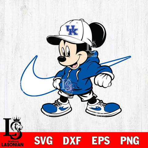 Kentucky Wildcats Cool Mickey Mouse Svg Eps Dxf Png File, NCAA svg, Digital Download, Instant Download