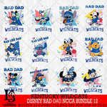 Kentucky Wildcats Disney Rad Dad NCAA Bundle 12 SVG DXF EPS PNG FILE, BUNDLE NCAA Disney Father day File Cut,Digital Download,Instant Download,Disney Svg Files