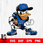 Kentucky Wildcats Donal Duck Svg Eps Dxf Png File, NCAA svg, Digital Download, Instant Download
