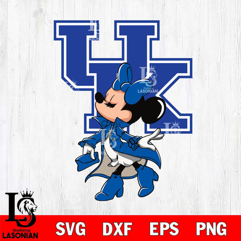 Kentucky Wildcats Glamorous Minnie Svg Eps Dxf Png File, Digital Download, Instant Download