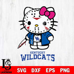 Kentucky Wildcats Hello Kitty Horror 3 Svg Eps Dxf Png File, Digital Download