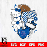 Kentucky Wildcats Hello Kitty NCAA 2 Svg Eps Dxf Png File, Digital Download, Instant Download