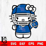 Kentucky Wildcats Hello Kitty sport 6 Svg Eps Dxf Png File, NCAA svg, Digital Download, Instant Download