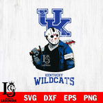 Kentucky Wildcats Jason Voorhees 10 Svg Eps Dxf Png File, Digital Download