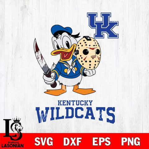 Kentucky Wildcats Jason Voorhees 12 Svg Eps Dxf Png File, Digital Download