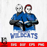 Kentucky Wildcats Jason Voorhees 8 Svg Eps Dxf Png File, Digital Download