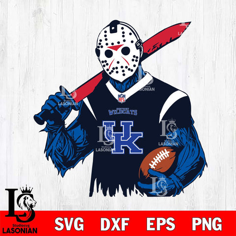 Kentucky Wildcats Jason Voorhees Horror 11 Svg Eps Dxf Png File, NCAA svg, Digital Download, Instant Download