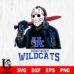 Kentucky Wildcats Jason Voorhees Horror Halloween Svg Eps Dxf Png File, NCAA svg, Digital Download, Instant Download