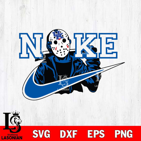 Kentucky Wildcats Jason Voorhees Nike Svg Eps Dxf Png File, Digital Download, Instant Download