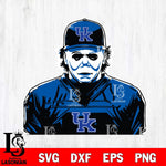 Kentucky Wildcats Michael Myers Horror Halloween Svg Eps Dxf Png File, NCAA svg, Digital Download, Instant Download
