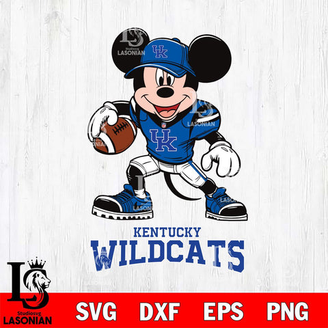 Kentucky Wildcats Mikey Mouse Disney, Svg Eps Dxf Png File, Digital Download