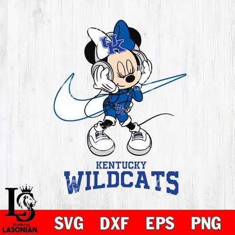 Kentucky Wildcats Minnie Mouse Dancing NIKE, Svg Eps Dxf Png File, Digital Download