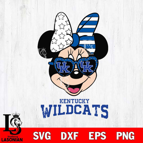 Kentucky Wildcats Minnie Mouse Love 2, Svg Eps Dxf Png File, Digital Download