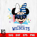 Kentucky Wildcats Minnie Mouse Love Sport SVG DXF EPS PNG FILE, NCAA File Cut,Digital Download,Instant Download