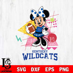 Kentucky Wildcats Minnie Mouse Sport SVG DXF EPS PNG FILE, NCAA File Cut,Digital Download,Instant Download