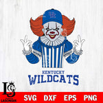 Kentucky Wildcats Pennywise Horror Sport 8 Svg Eps Dxf Png File, Digital Download