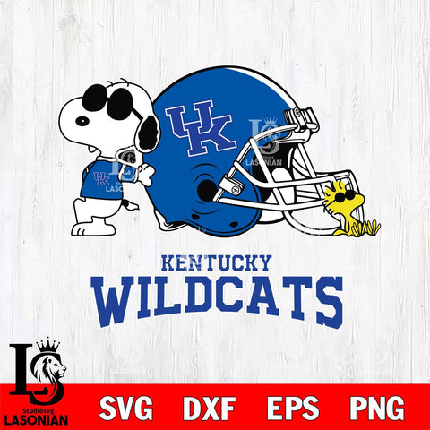 Kentucky Wildcats Snoopy Sport 2 Svg Eps Dxf Png File, Digital Download