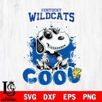 Kentucky Wildcats Snoopy Sport 7 Svg Eps Dxf Png File, Digital Download