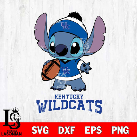 Kentucky Wildcats Stitch Disney, Svg Eps Dxf Png File, Digital Download