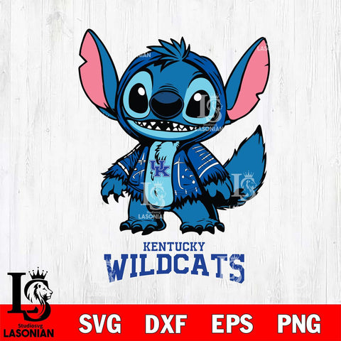 Kentucky Wildcats Stitch Halloween Svg Eps Dxf Png File, NCAA svg, Digital Download, Instant Download