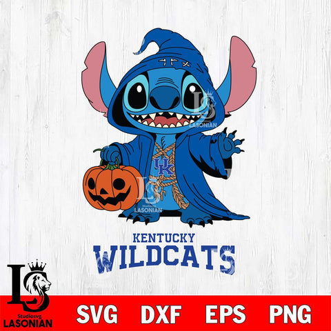 Kentucky Wildcats Stitch Horror Svg Eps Dxf Png File, NCAA svg, Digital Download, Instant Download